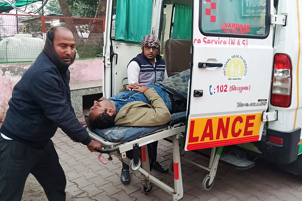 Road accident in Mathura