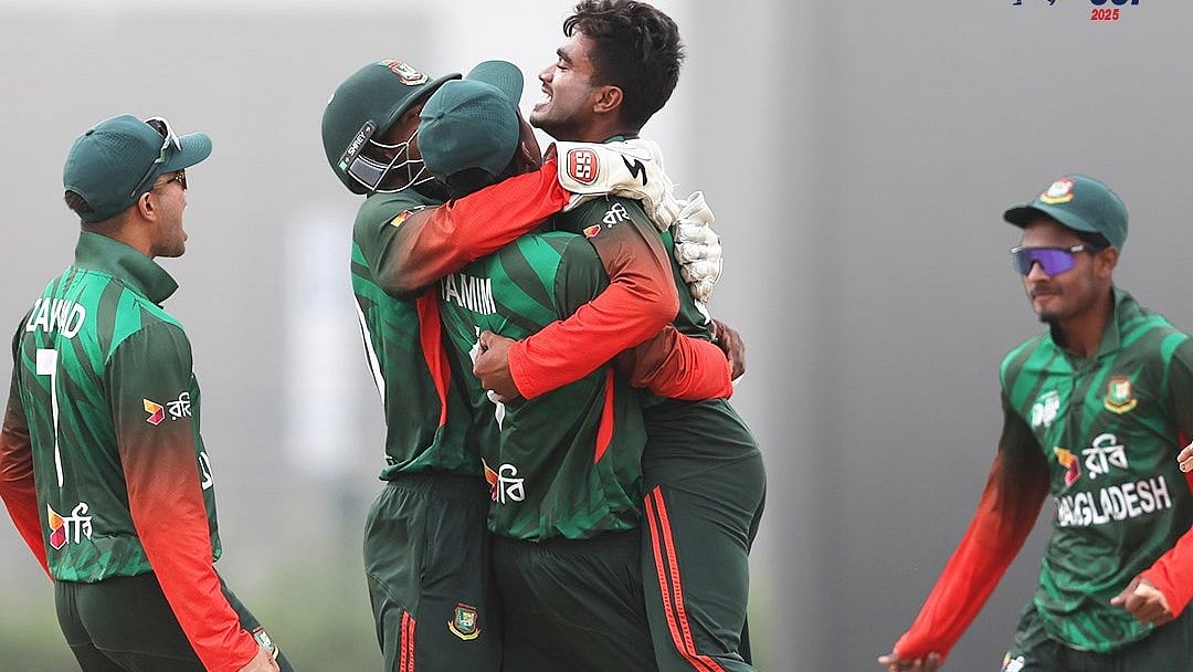 X/Asian Cricket Council : BAN beat SL by 39 runs in the last Group B match at ICC Academy Ground on December 17, 2025.