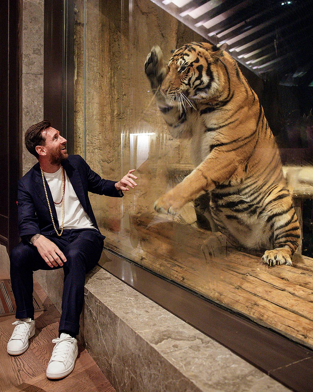 Messi visits Vantara in Gujarat