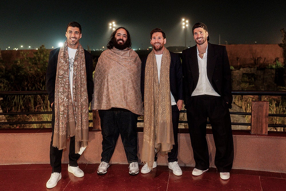Messi visits Vantara in Gujarat