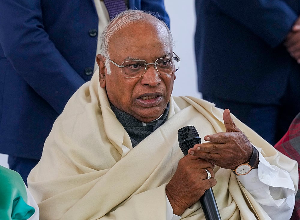 PTI; Representative image : Mallikarjun Kharge
