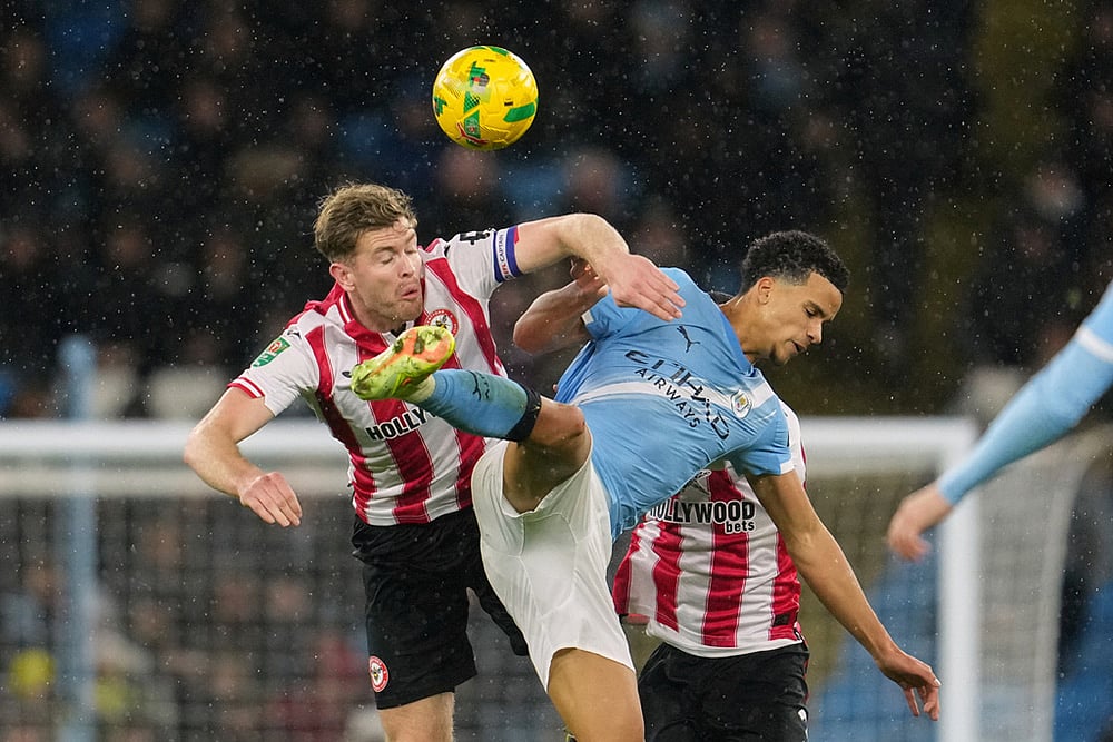 Manchester City vs Brentford EFL Cup Soccer-Divine Mukasa