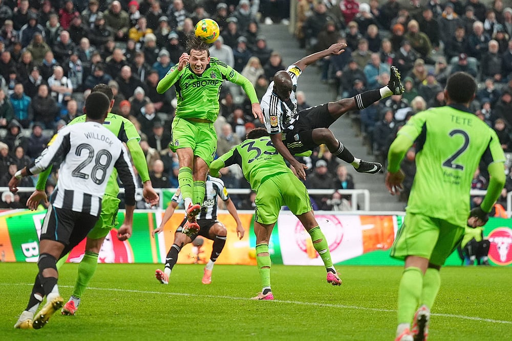 Newcastle vs Fulham EFL Cup Soccer-Yoane Wissa