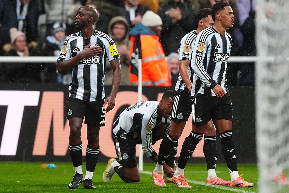 Newcastle vs Fulham EFL Cup Soccer-Yoane Wissa