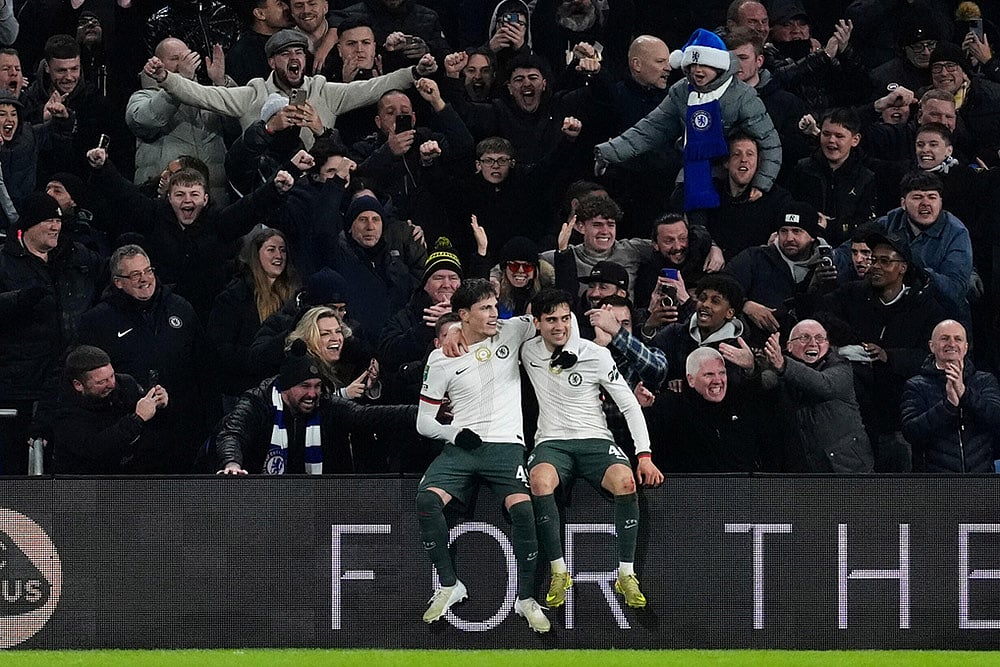 Cardiff Vs Chelsea EFL Cup Soccer-Alejandro Garnacho