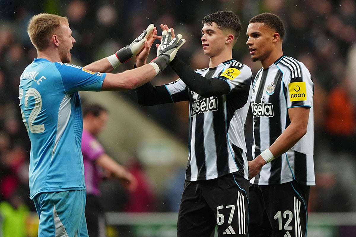 Newcastle vs Fulham EFL Cup Soccer-Aaron Ramsdale