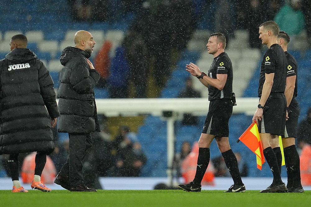 Manchester City vs Brentford EFL Cup Soccer-Pep Guardiola