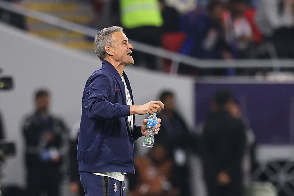 Flamengo Vs PSG Qatar Intercontinental Cup Soccer Final-Luis Enrique