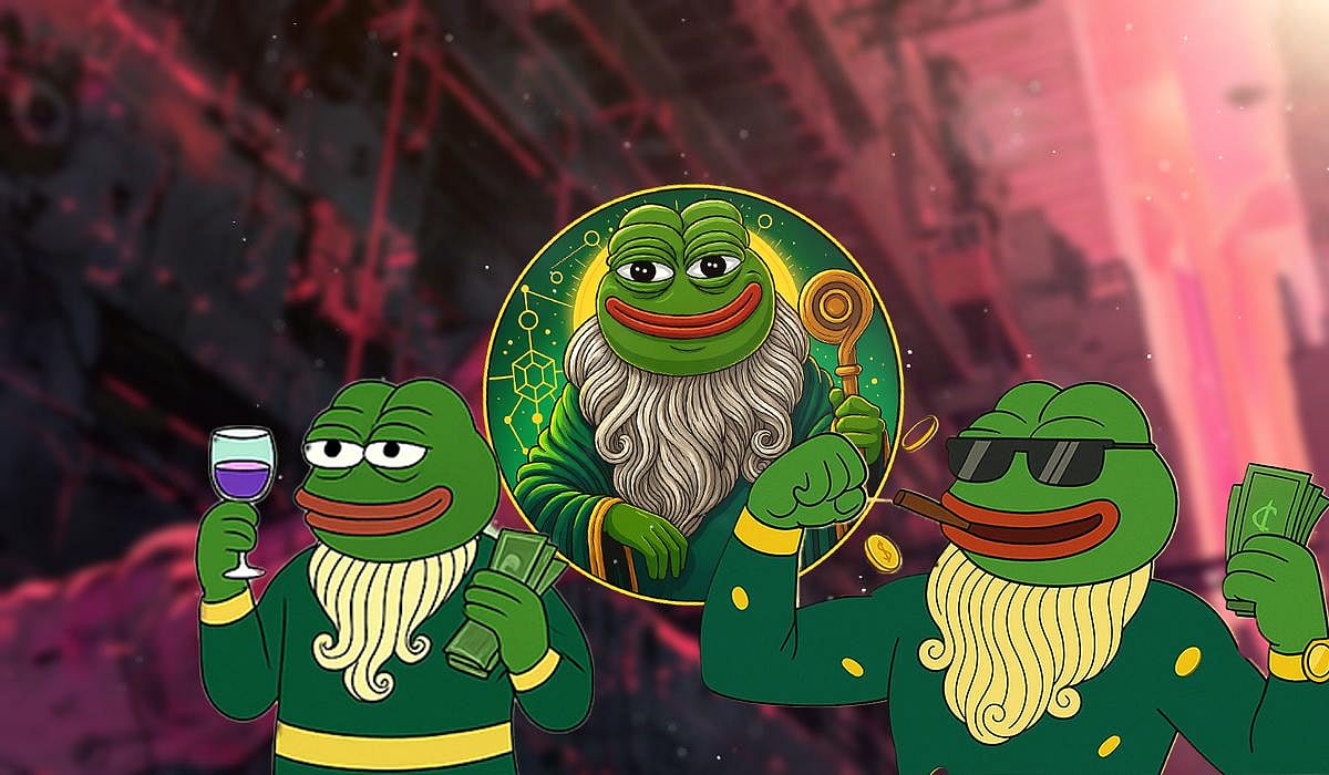 Three frog cartoons