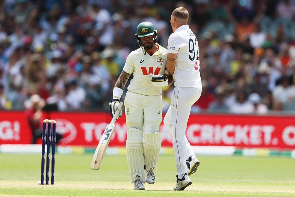 England and Australia third Ashes cricket test day 3-Brydon Carse