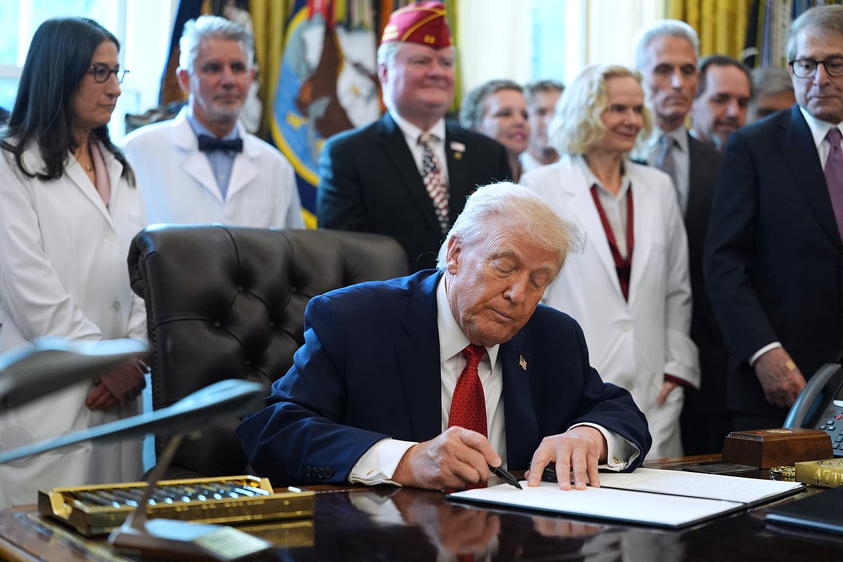 AP/Evan Vucci; Representational image : The National Defence Authorisation Act (NDAA) for Fiscal Year 2026 was signed into law on Thursday.