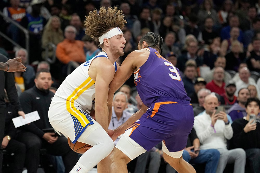 Phoenix Suns Vs Golden State Warriors NBA game-Brandin Podziemski