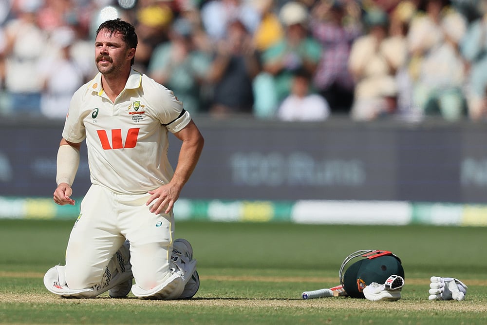 England and Australia third Ashes cricket test day 3-Travis Head