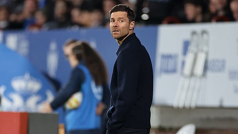 File photo of Xabi Alonso in charge of Real Madrid.
