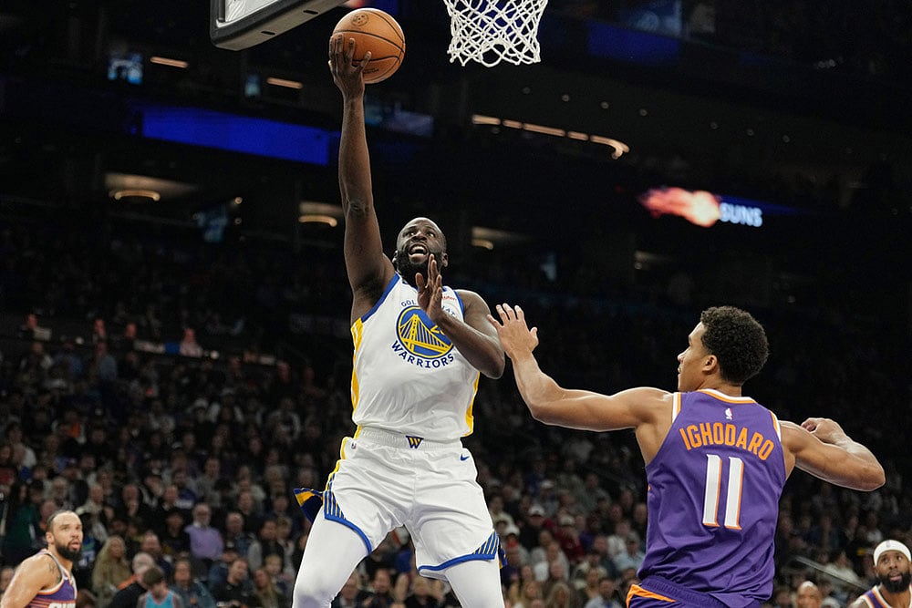 Phoenix Suns Vs Golden State Warriors NBA game-Draymond Green