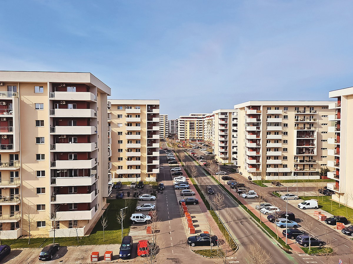 Various apartments and residential buildings