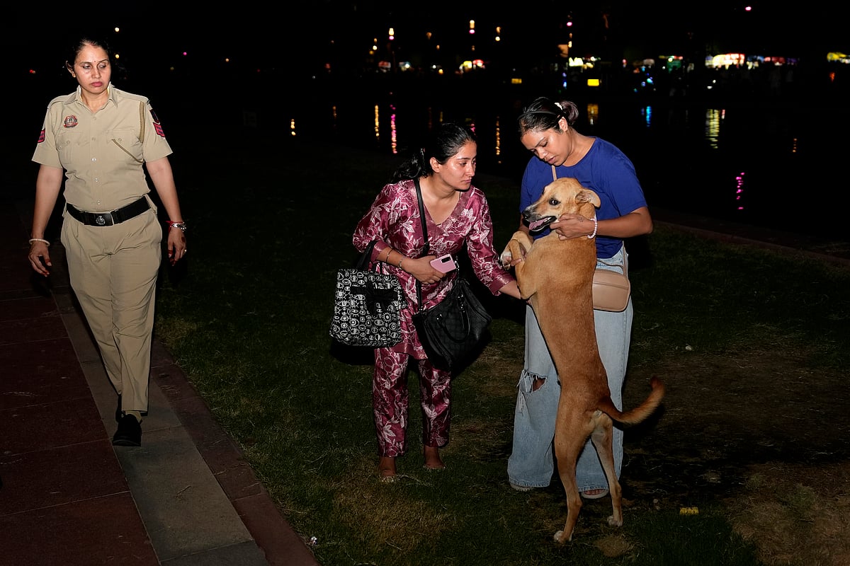 Delhi Police Detain Dog Lovers At India Gate