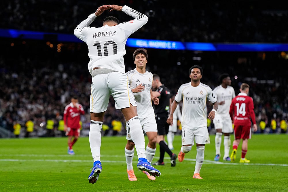 Real Madrid vs Sevilla Spain La Liga Soccer match-Kylian Mbappe