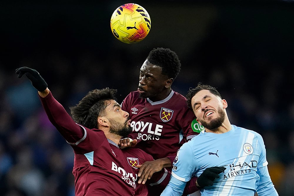 Manchester City Vs West Ham United Premier League match-Lucas Paqueta