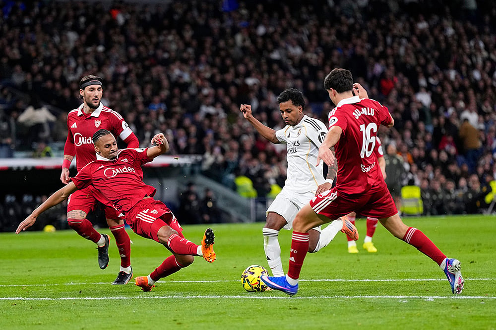 Real Madrid vs Sevilla Spain La Liga Soccer match-Fran Garcia