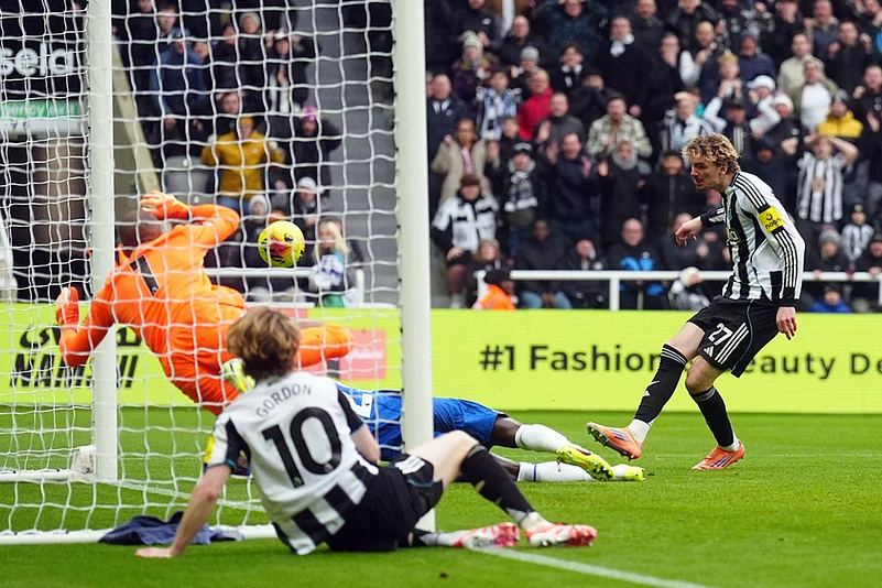 Newcastle United Vs Chelsea English Premier League match-Nick Woltemade