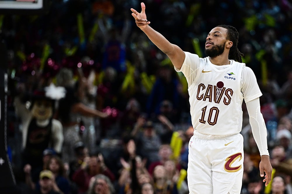 Cleveland Cavaliers Vs Chicago Bulls NBA basketball-Darius Garland