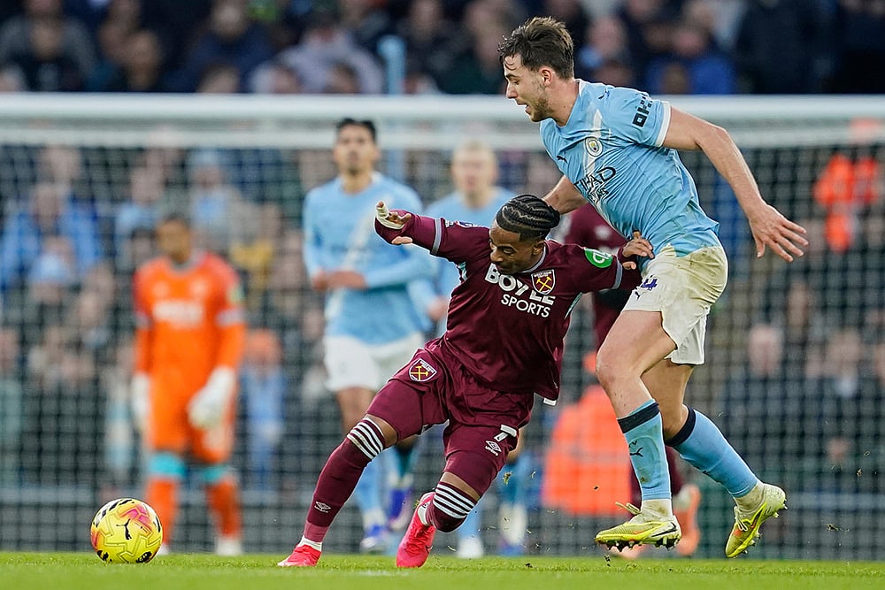 Manchester City Vs West Ham United Premier League match-Crysencio Summerville