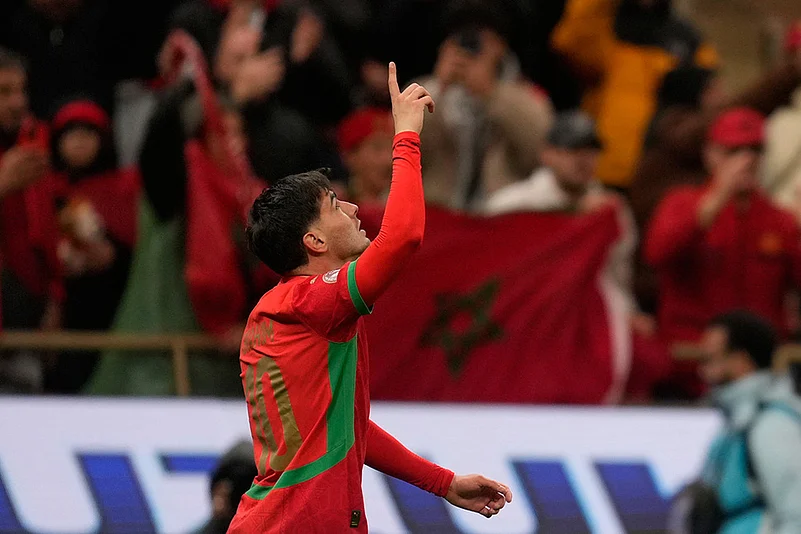 Morocco vs Comoros Africa Cup of Nations Soccer-Brahim Abdelkader Díaz