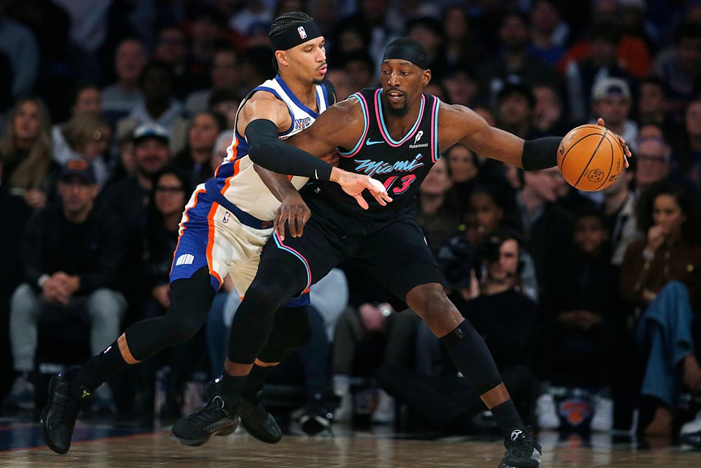 New York Knicks vs Miami Heat NBA basketball-Josh Hart