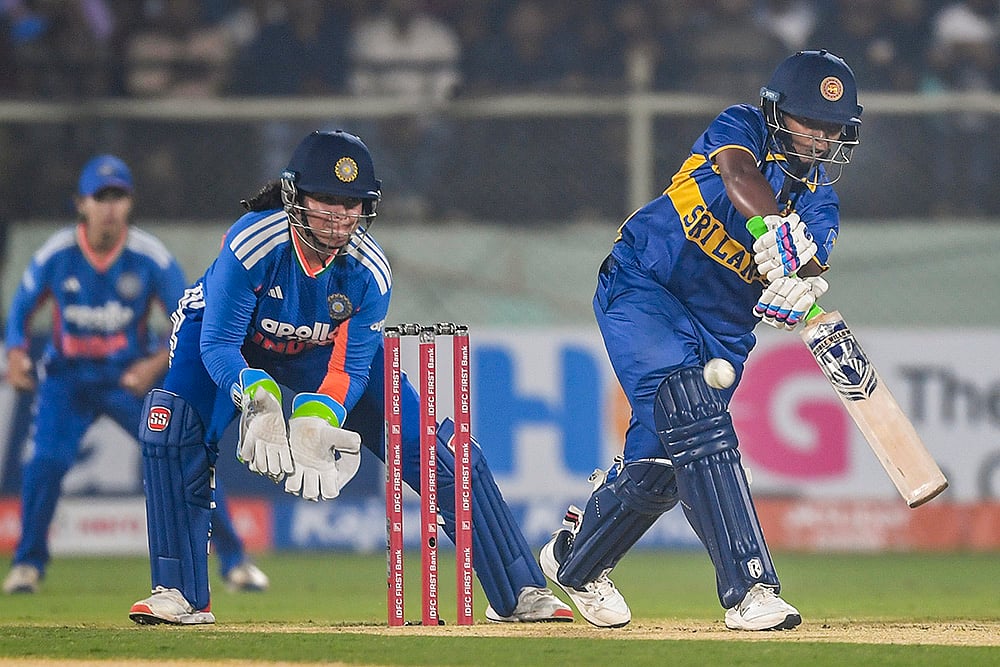 IND W vs SL W 1st T20I Cricket-Harshitha Samarawickrama