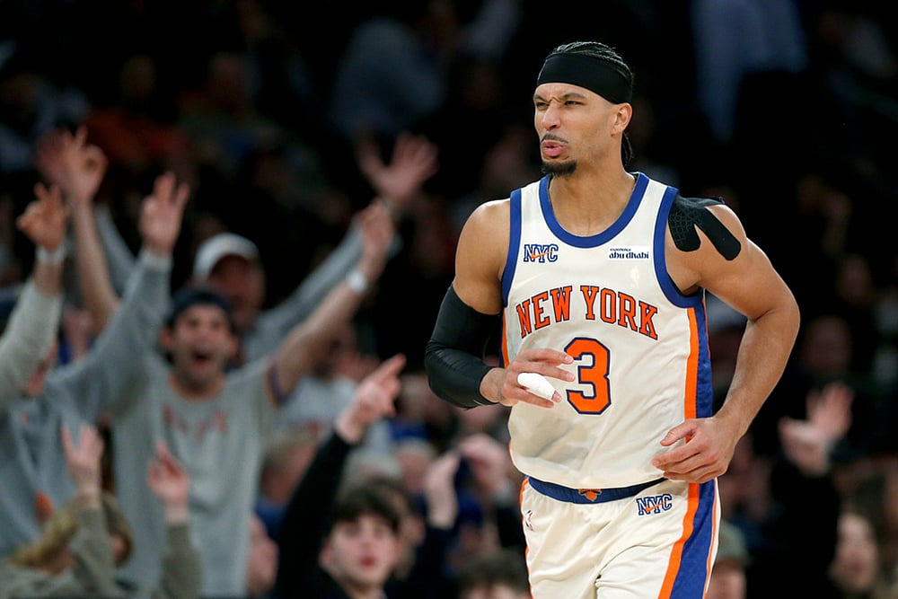 New York Knicks vs Miami Heat NBA basketball-Josh Hart