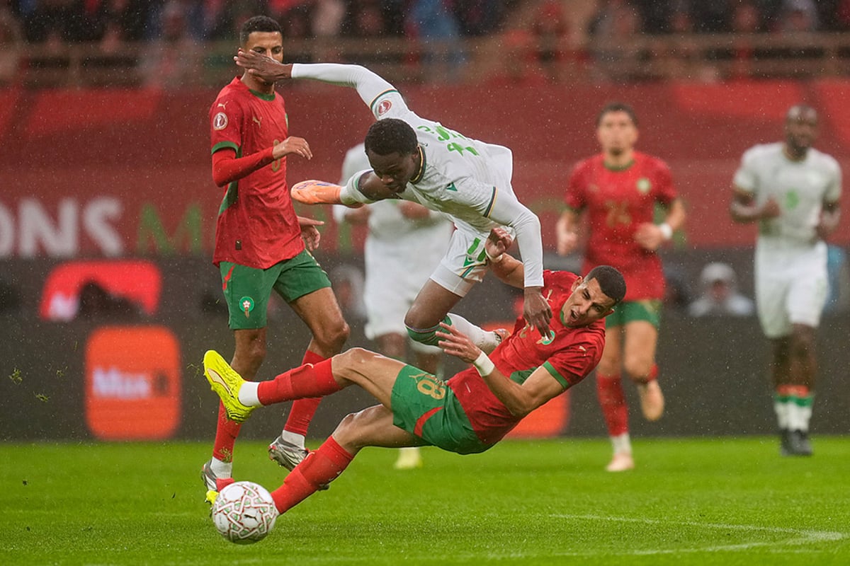 Morocco vs Comoros Africa Cup of Nations Soccer-Jawad El Yamiq