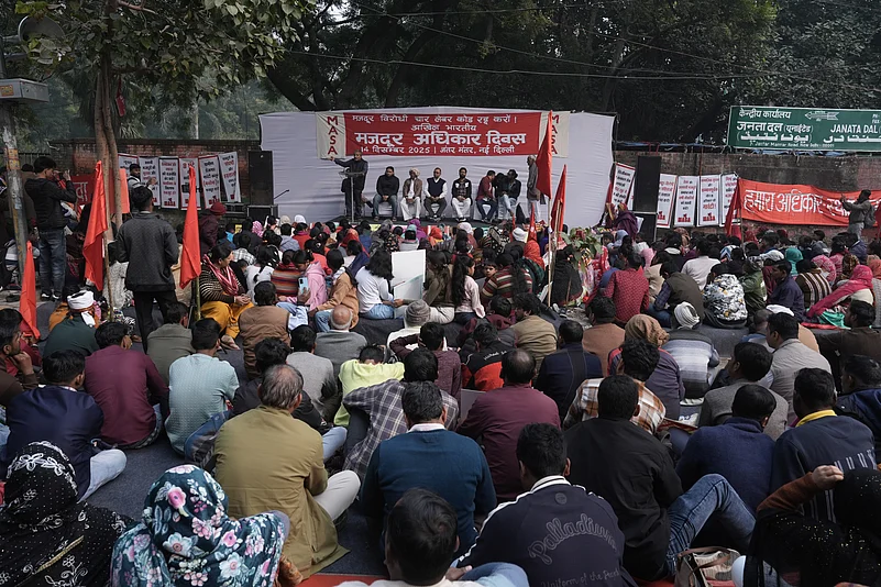 Labour codes protest
Workers Protest Labour Codes
New labour laws India
Workers protest Delhi