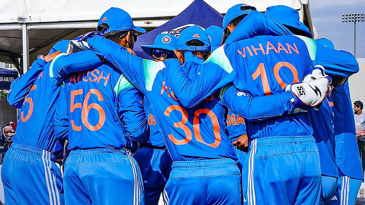 | Photo: X/BCCI : India U19 players during their ACC Under-19 Asia Cup final match against Pakistan on December 22, 2025.