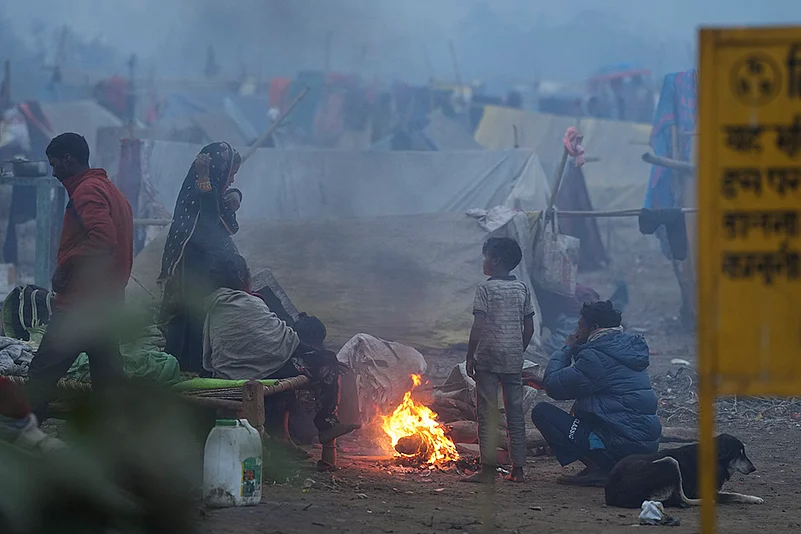 Winter fog in Delhi