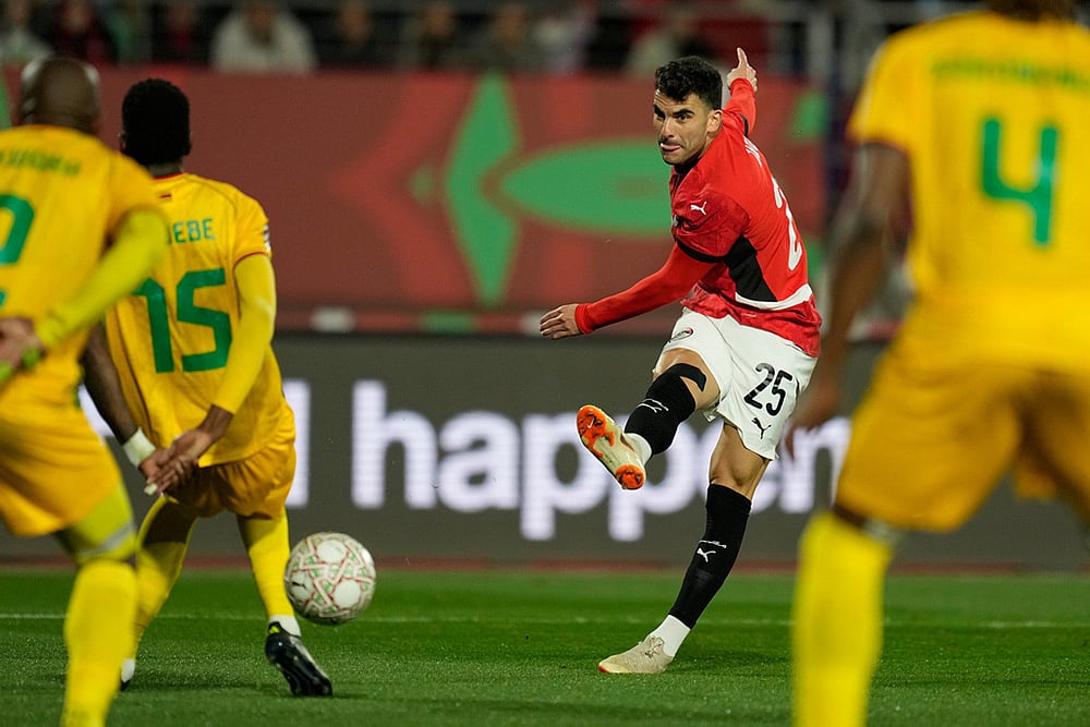 Egypt vs Zimbabwe Africa Cup of Nations Soccer-Ahmed Zizo