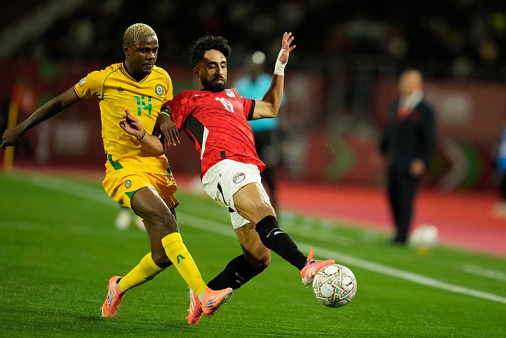 Egypt vs Zimbabwe Africa Cup of Nations Soccer-Daniel Msendami