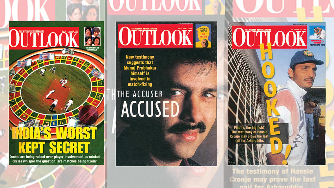 Outlook India Magazine : Outlook's Covers Probing Indian Match-Fixing Scandal