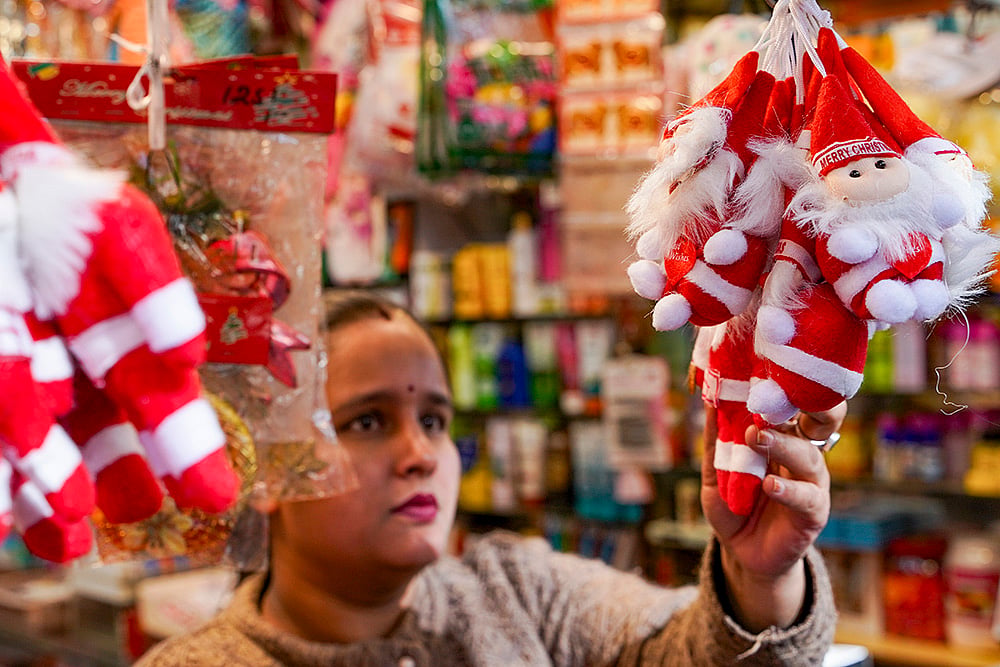 | Photo: PTI : Representational Image: Christmas Decorations Removed After Ruckus At Indore Food Street