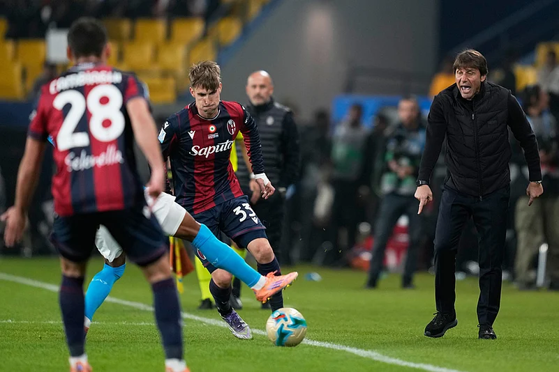 Napoli vs Bologna Italy Soccer Super Cup-Antonio Conte
