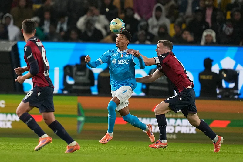 Napoli vs Bologna Italy Soccer Super Cup-David Neres