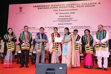 Degrees Carry A Duty To Serve, Says Anupriya Patel, Calling On Young Doctors To Uphold Ethics And Compassion