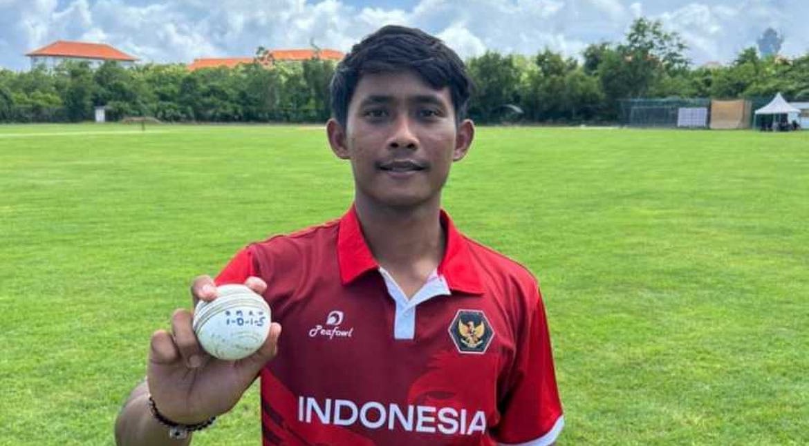X/ ajangid346 : Indonesia’s Gede Priandana Creates History With Five Wickets In An Over In T20Is