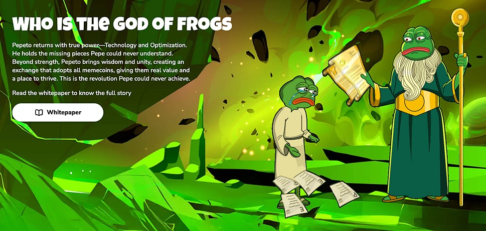 Two cartoon frogs