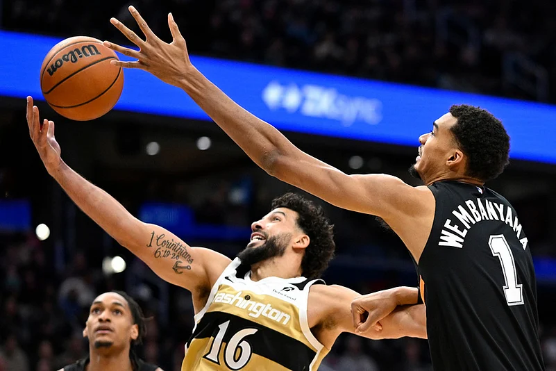 Washington Wizards Vs San Antonio Spurs NBA Basketball-Anthony Gill