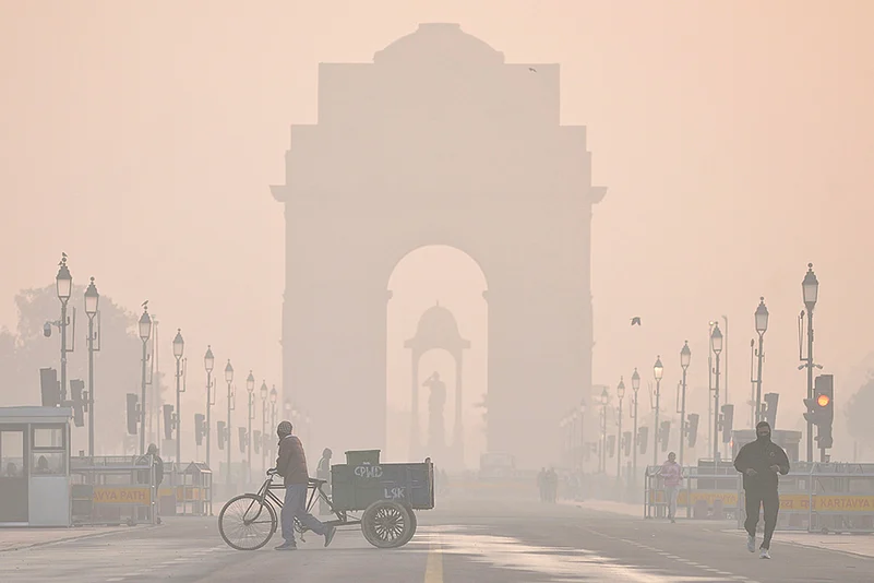 Weather: Air pollution in Delhi