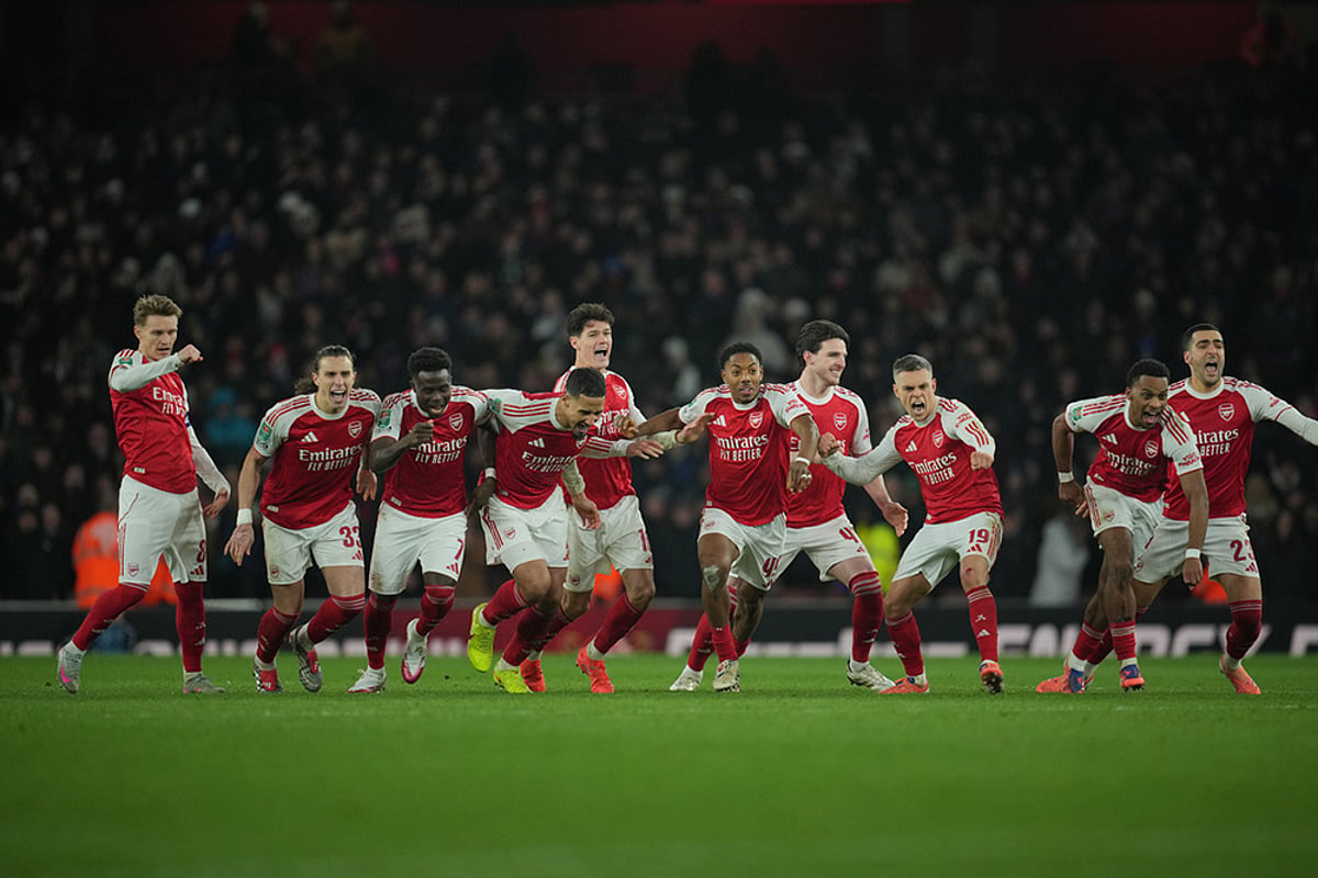 Arsenal vs Crystal Palace EFL Cup 2025-26 Quarter-Final-
