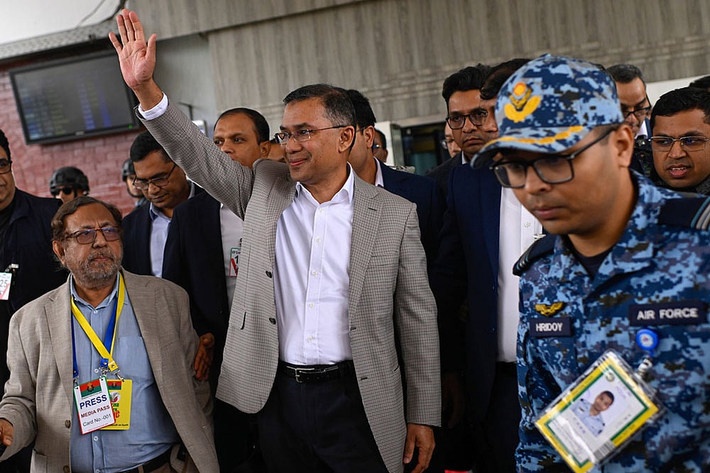 Photo: AP/Mahmud Hossain Opu : Bangladesh Nationalist Party (BNP) Acting Chairman, Tarique Rahman. representational image 