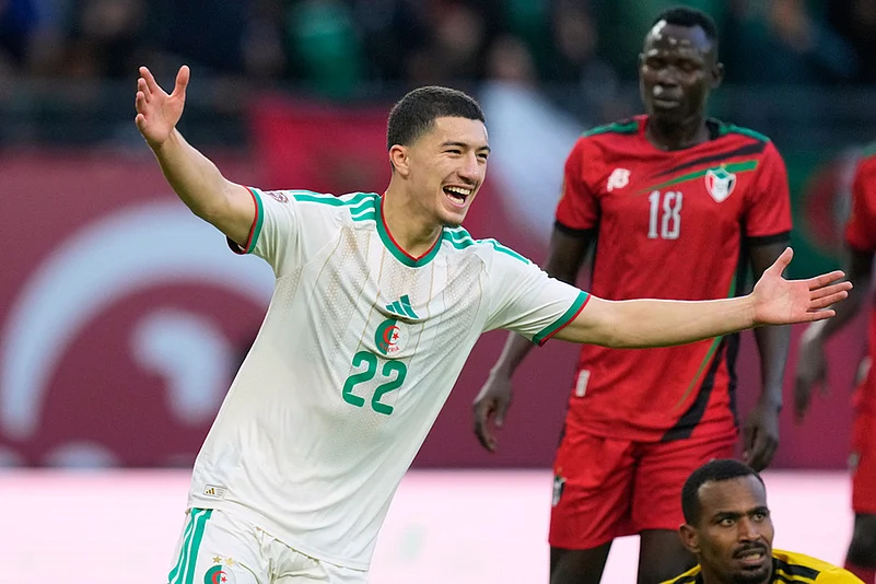 Algeria vs Sudan Africa Cup of Nations Soccer-Ibrahim Maza