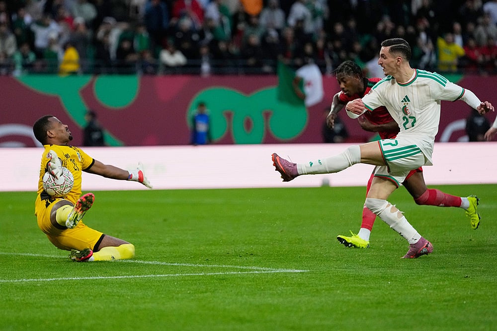 Algeria vs Sudan Africa Cup of Nations Soccer-Adil Boulbina
